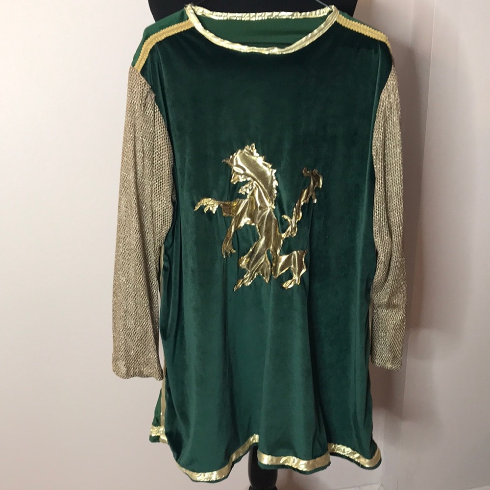 Handmade medieval knight costume.